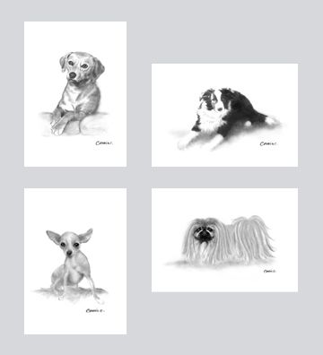 Dog Art Card Set DD-G004